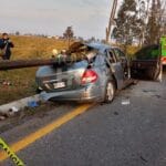 Se incrustan en barra de contención en la Toluca Atlacomulco; 3 muertos