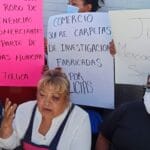 Agresiones de policía de Toluca denuncian comerciantes del Mercado 16 de septiembre