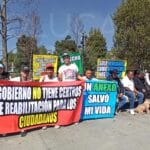 Representantes de anexos se manifiestan por operativos en su contra