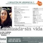 Estaba desaparecida, la encontraron sin vida 