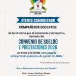 SMSEM anuncia fecha de pago de aumento salarial a maestros