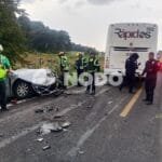 Deja choque de camioneta y autobús 2 muertos en Edomex 