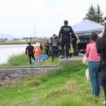 Rescatan a joven en bordo tras meterse a nadar en San Pablo 